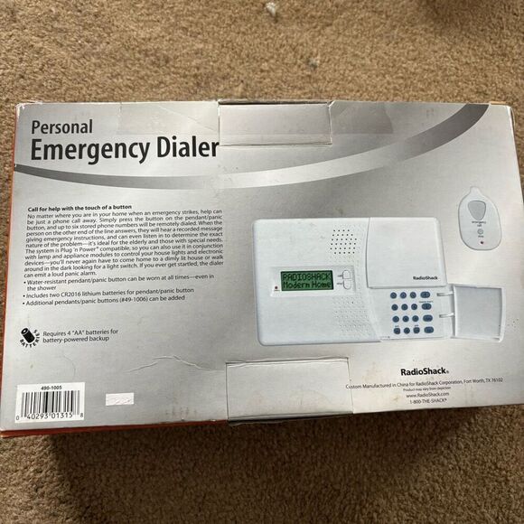 Radio Shack Personal Emergency Dialer 49-1005 *Works* - Picture 11 of 12